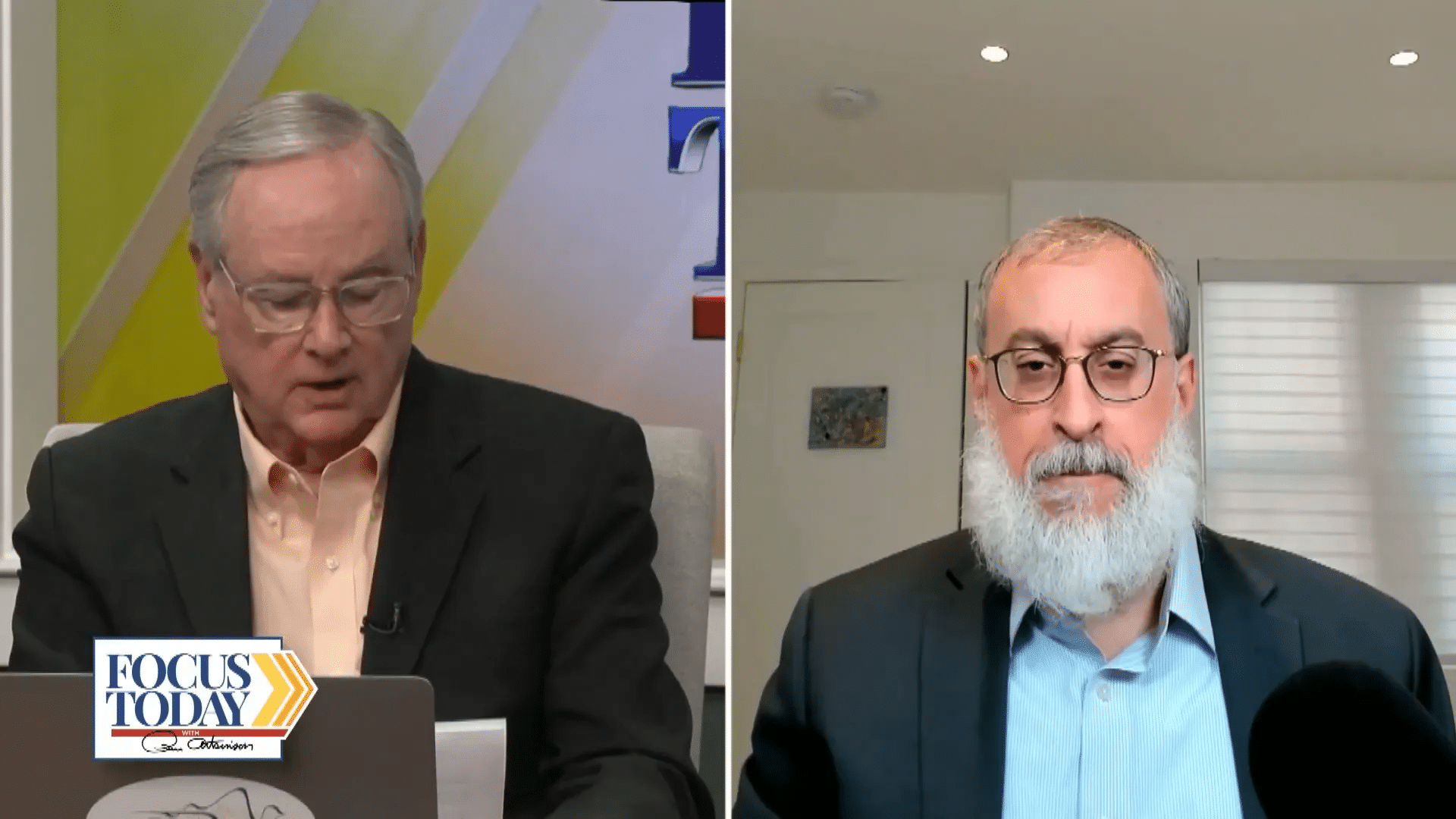 Rabbi Daniel Schonbuch discussing mental health